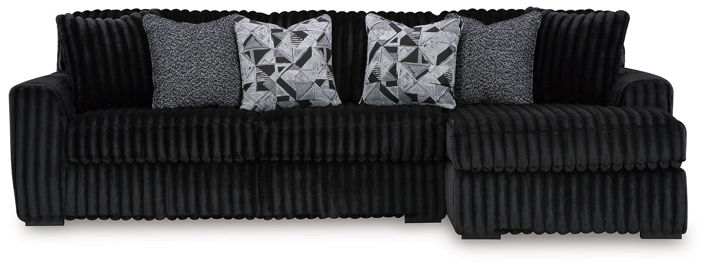 Midnight-Madness 2-Piece Sectional Sofa with Chaise Signature Design by Ashley®