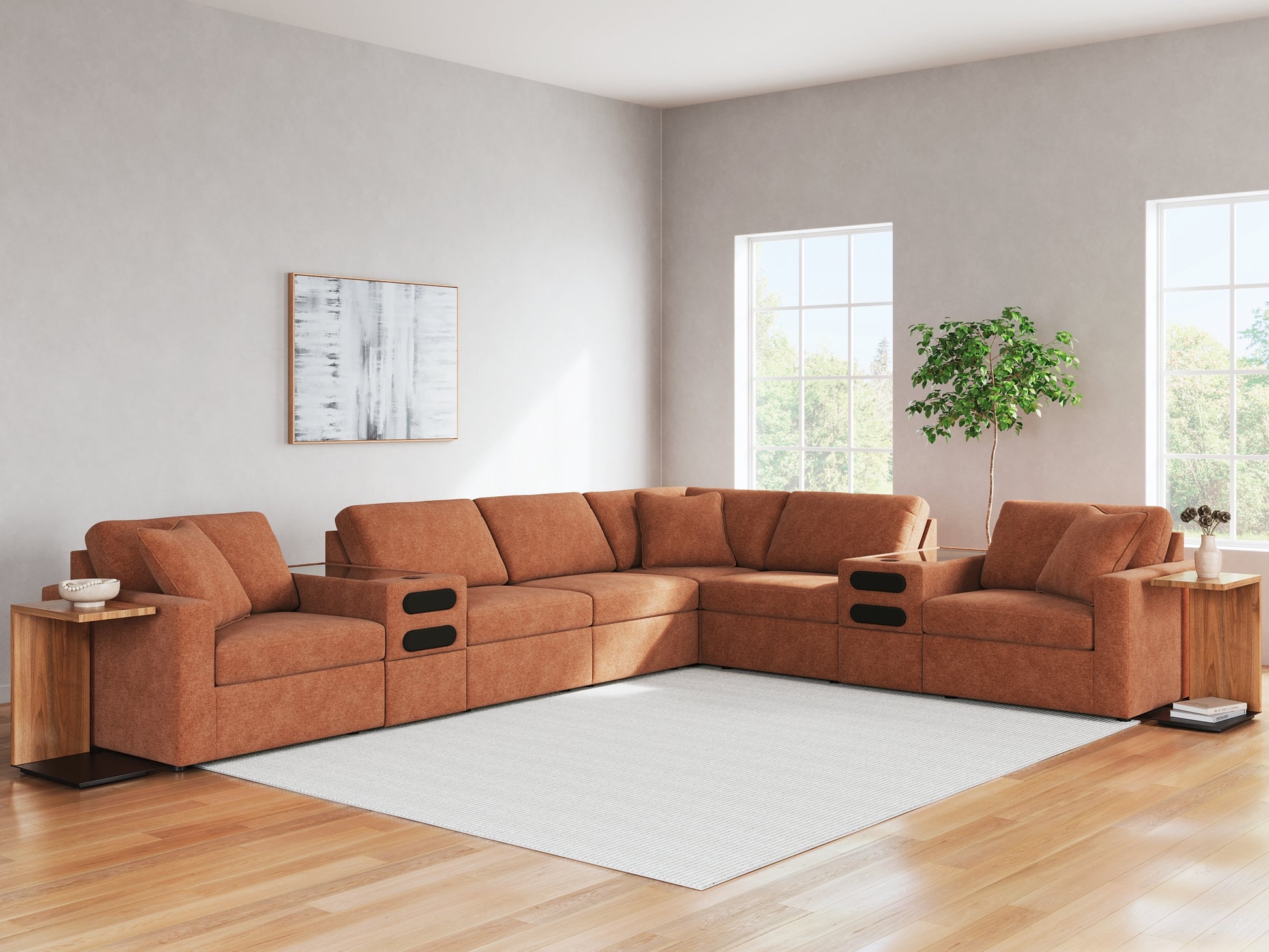 Modmax 8-Piece Sectional with Audio Consoles Signature Design by Ashley®