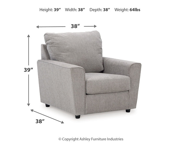 Stairatt Chair and Ottoman Signature Design by Ashley®