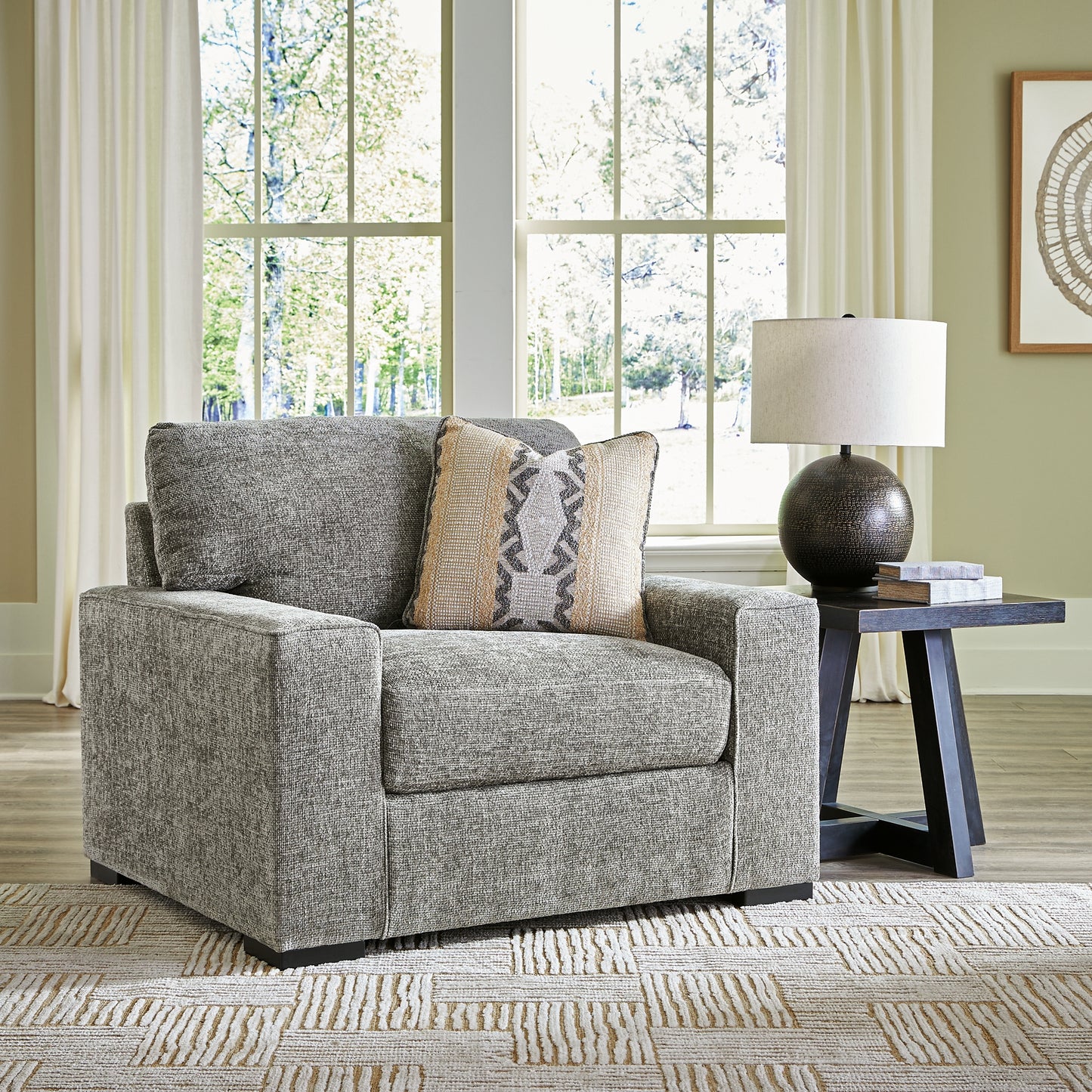 Dunmor Chair and Ottoman Signature Design by Ashley®