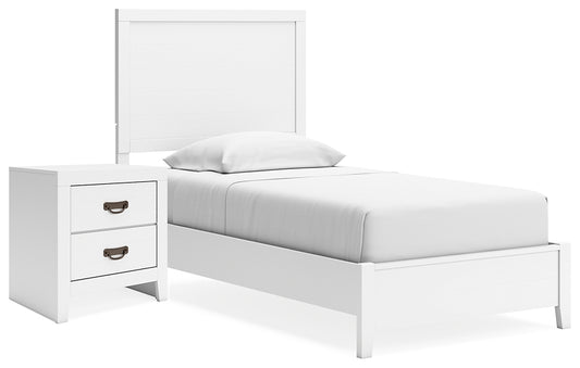 Binterglen Twin Panel Bed with Nightstand Signature Design by Ashley®