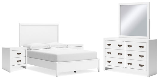 Binterglen Full Panel Bed with Mirrored Dresser and 2 Nightstands Signature Design by Ashley®