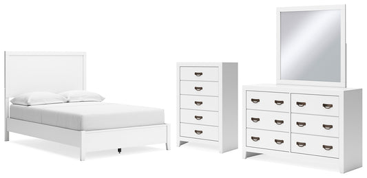 Binterglen Full Panel Bed with Mirrored Dresser and Chest Signature Design by Ashley®