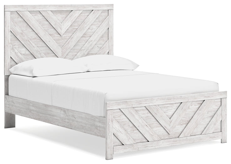 Cayboni Full Panel Bed with Mirrored Dresser and 2 Nightstands Signature Design by Ashley®