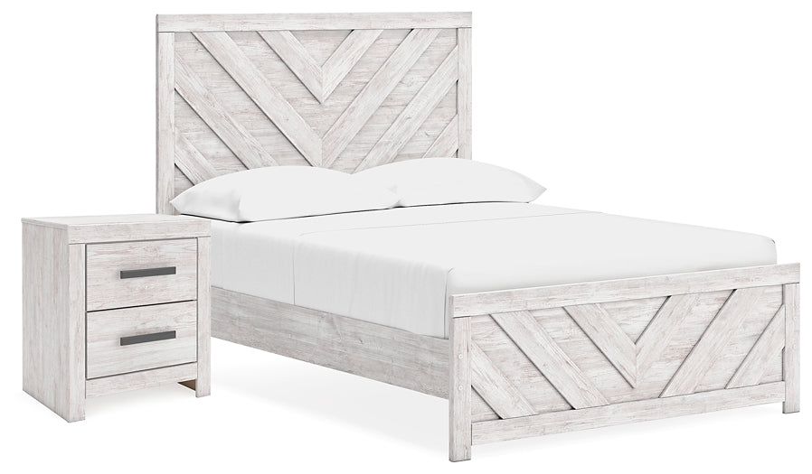 Cayboni Full Panel Bed with Nightstand Signature Design by Ashley®