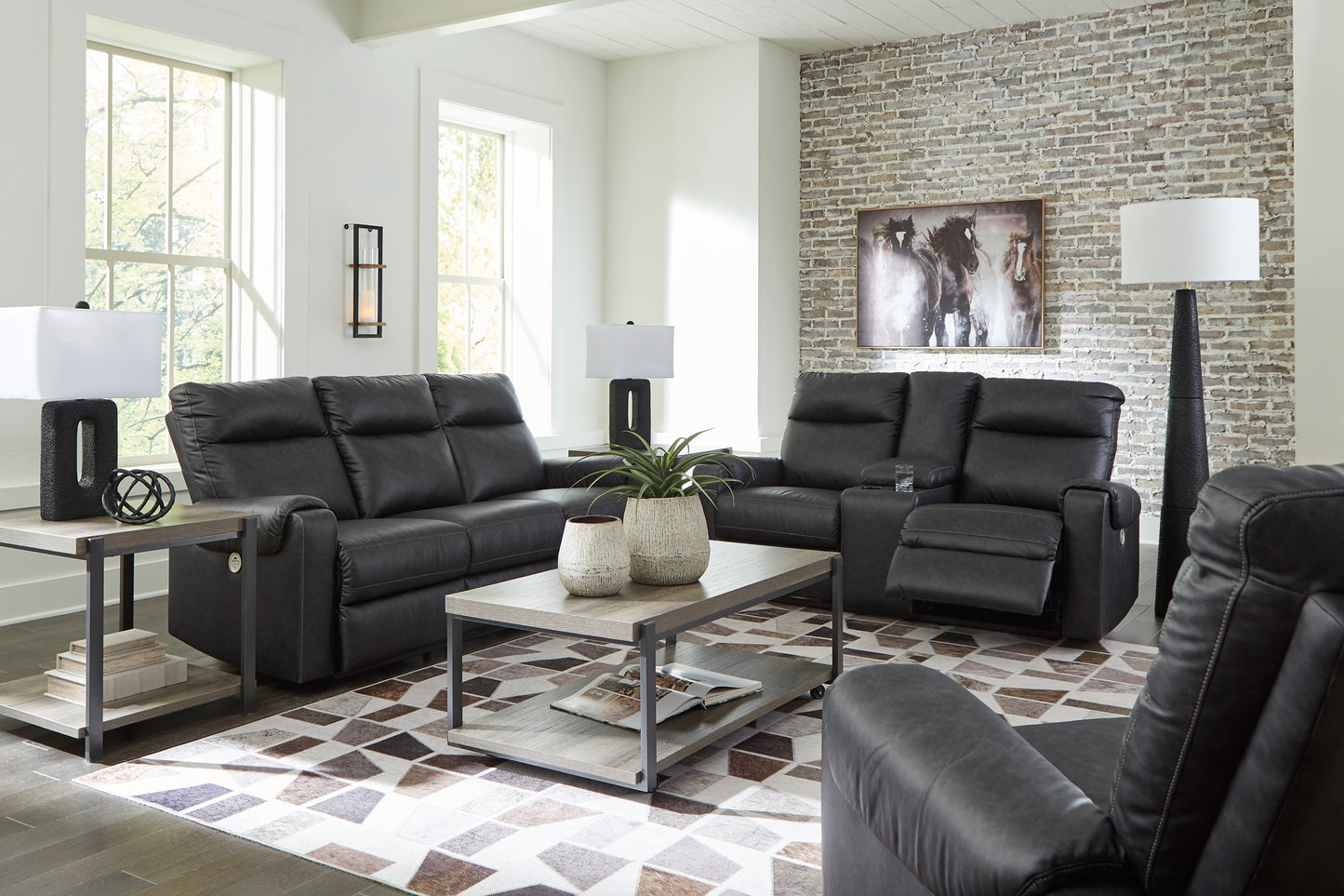 Axtellton Sofa, Loveseat and Recliner Signature Design by Ashley®