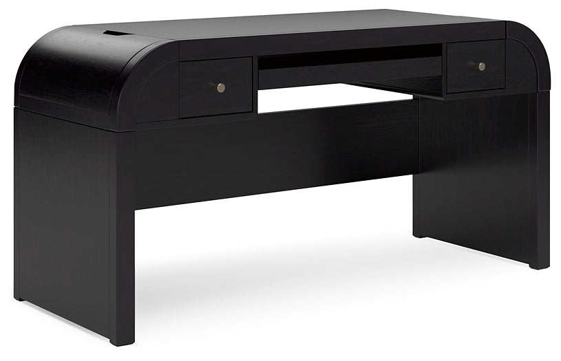 Rowanbeck Home Office Desk with Chair Signature Design by Ashley®