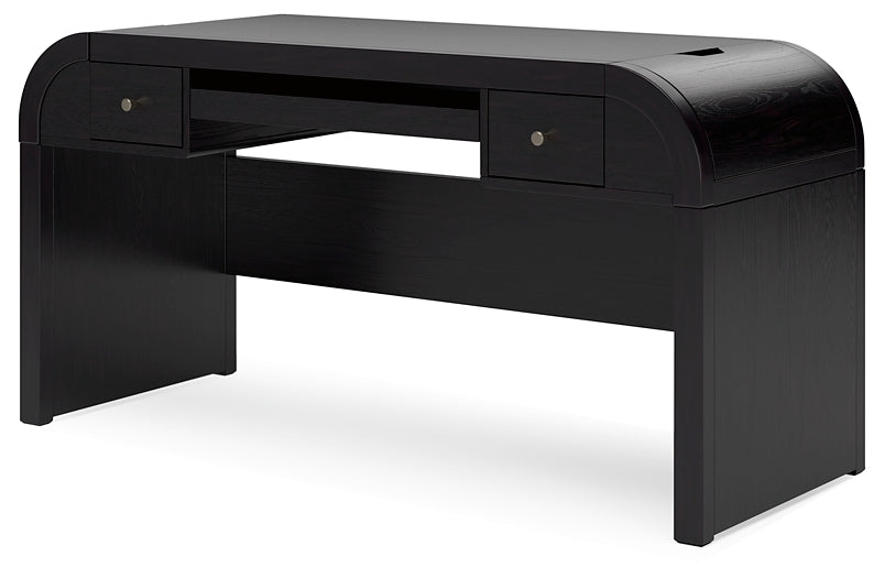 Rowanbeck Home Office Desk with Chair Signature Design by Ashley®