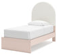 Wistenpine Twin Upholstered Panel Bed with Dresser Signature Design by Ashley®