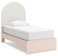 Wistenpine Twin Upholstered Panel Bed with Dresser Signature Design by Ashley®