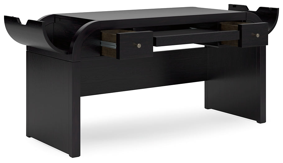 Rowanbeck Home Office Desk with Chair Signature Design by Ashley®