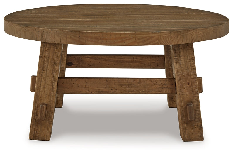 Mackifeld Coffee Table with 2 End Tables Signature Design by Ashley®