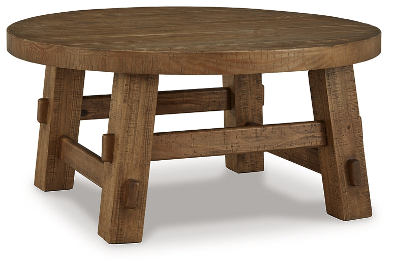 Mackifeld Coffee Table with 2 End Tables Signature Design by Ashley®