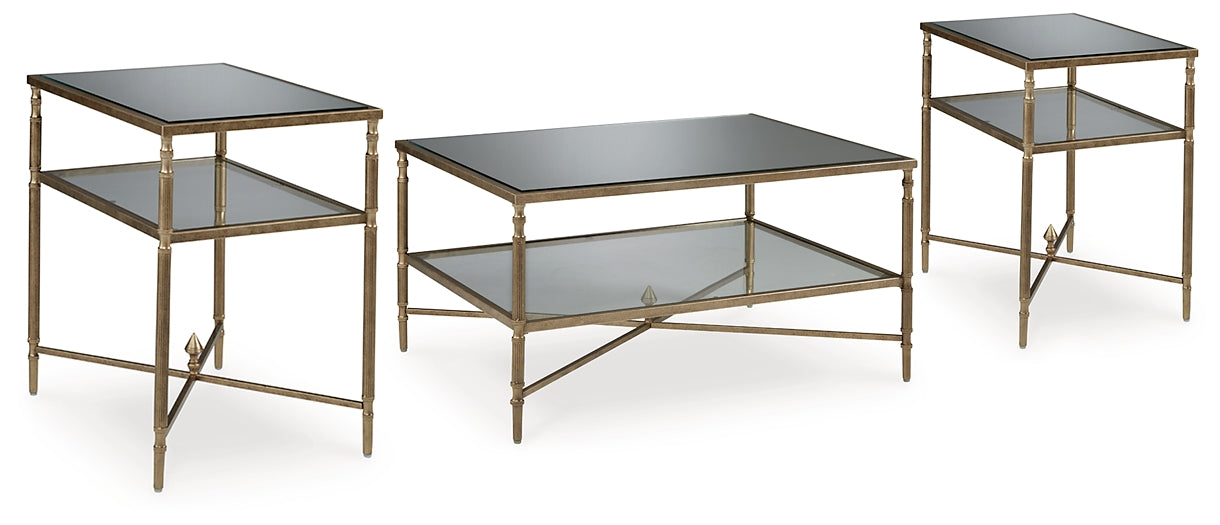 Cloverty Coffee Table with 2 End Tables Signature Design by Ashley®