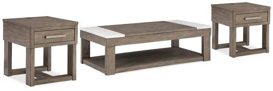 Loyaska Coffee Table with 2 End Tables Signature Design by Ashley®