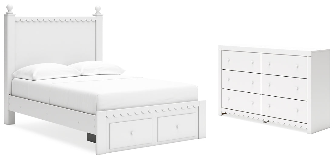 Mollviney Full Panel Storage Bed with Dresser Signature Design by Ashley®