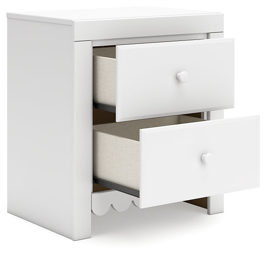 Mollviney Twin Panel Storage Bed with Mirrored Dresser and Nightstand Signature Design by Ashley®