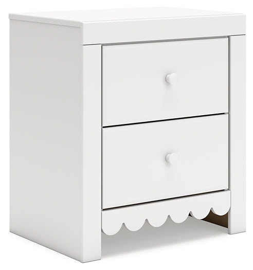 Mollviney Twin Panel Storage Bed with Mirrored Dresser and Nightstand Signature Design by Ashley®