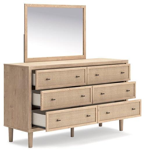 Cielden Full Panel Bed with Mirrored Dresser and 2 Nightstands Signature Design by Ashley®