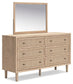 Cielden Full Panel Bed with Mirrored Dresser and 2 Nightstands Signature Design by Ashley®