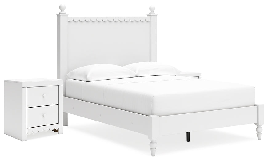 Mollviney Full Panel Bed with 2 Nightstands Signature Design by Ashley®