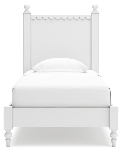 Mollviney Twin Panel Bed with Nightstand Signature Design by Ashley®