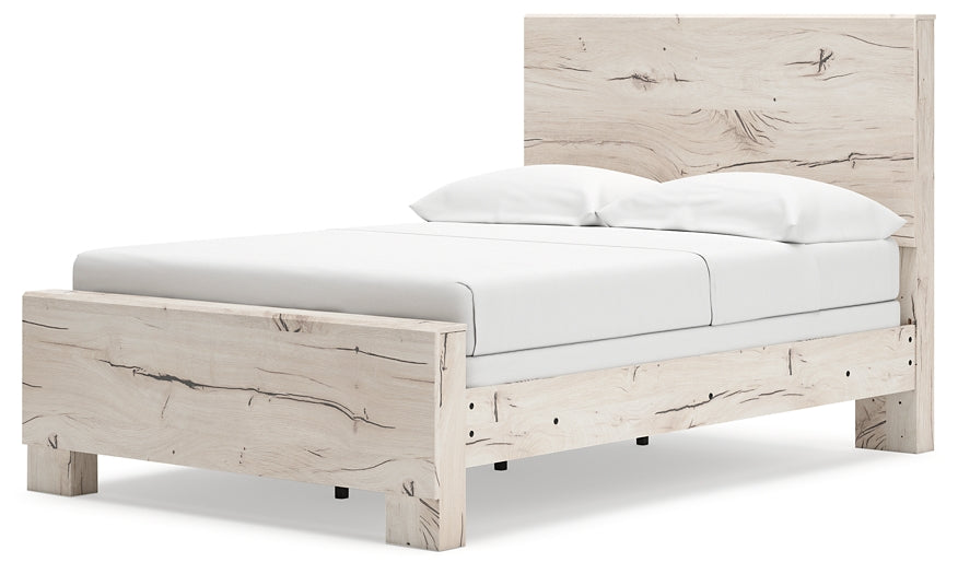 Lawroy Full Panel Bed with Mirrored Dresser Benchcraft®