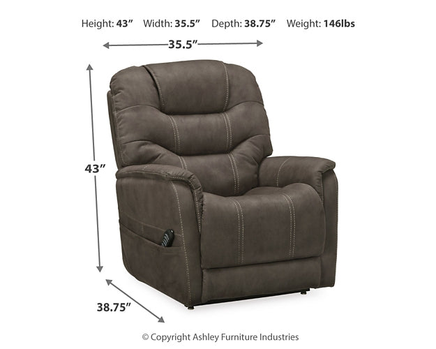 Ballister Power Lift Recliner Signature Design by Ashley®