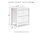 Hallityn Two Drawer Night Stand Signature Design by Ashley®