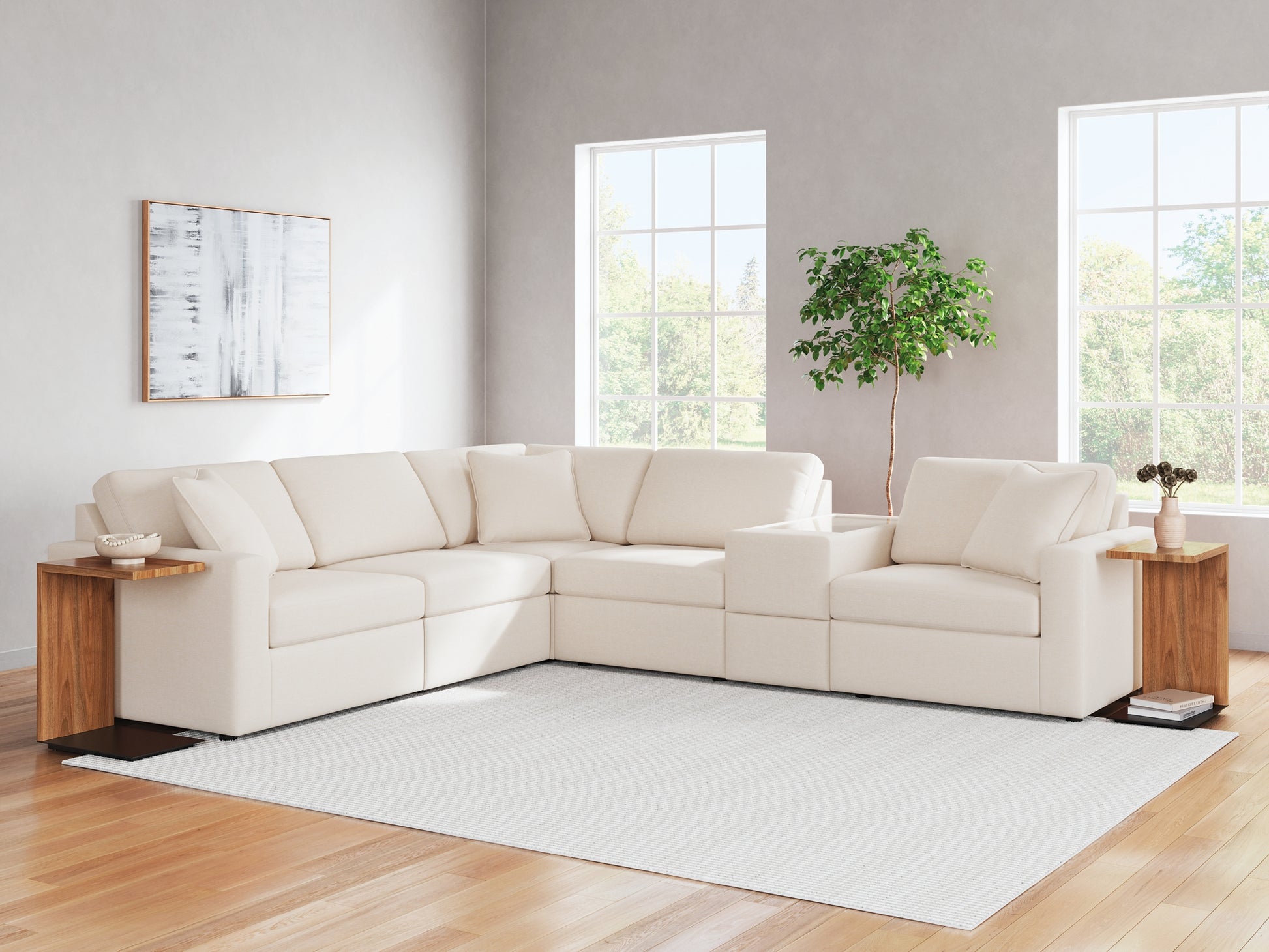 Modmax 6-Piece Sectional with Storage Console Signature Design by Ashley®