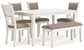 Erinberg Dining Room Table Set (6/CN) Signature Design by Ashley®