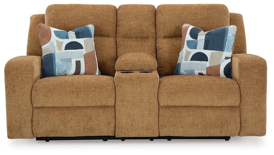 Kanlow DBL Rec Loveseat w/Console Signature Design by Ashley®