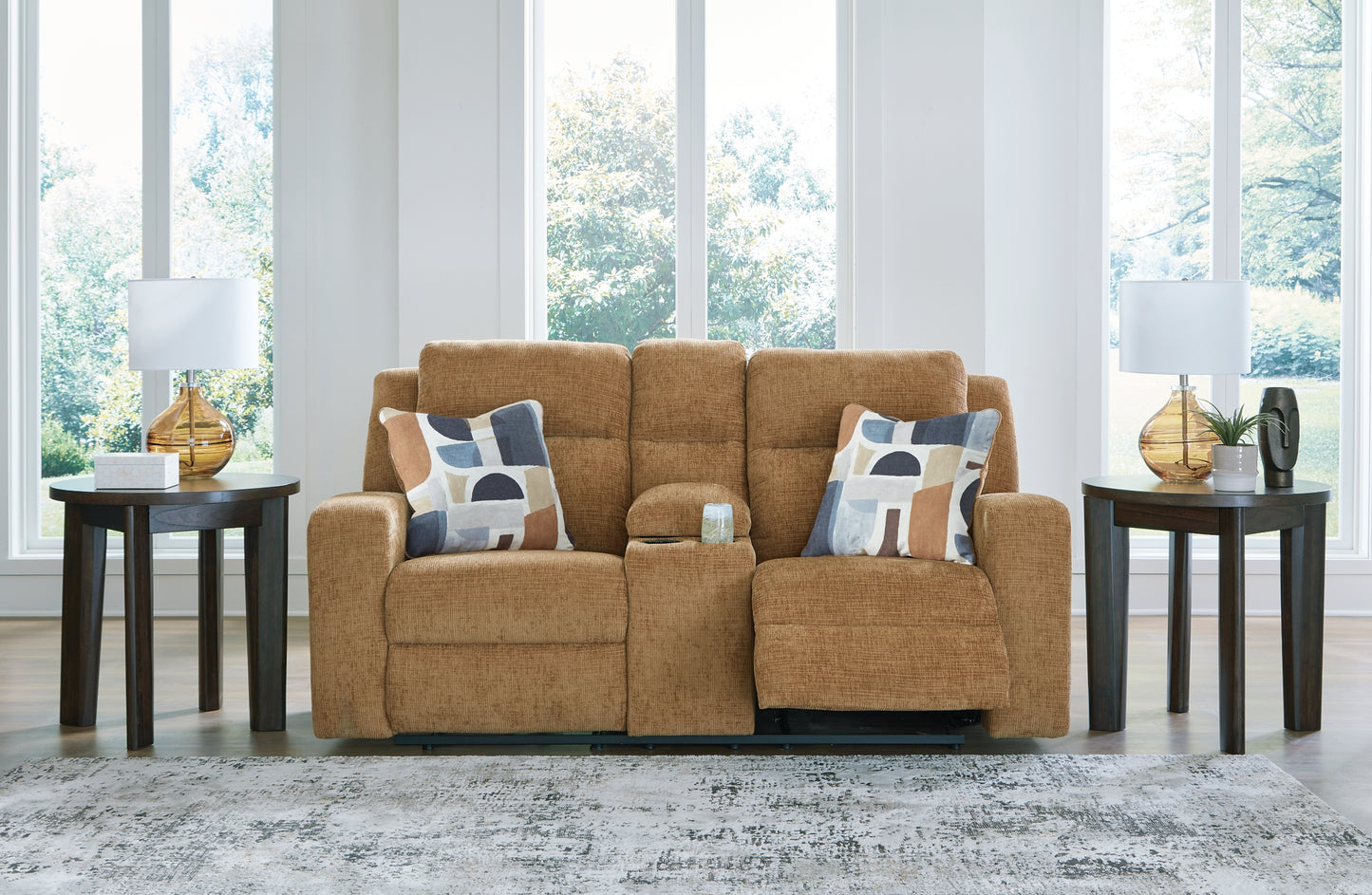 Kanlow DBL Rec Loveseat w/Console Signature Design by Ashley®