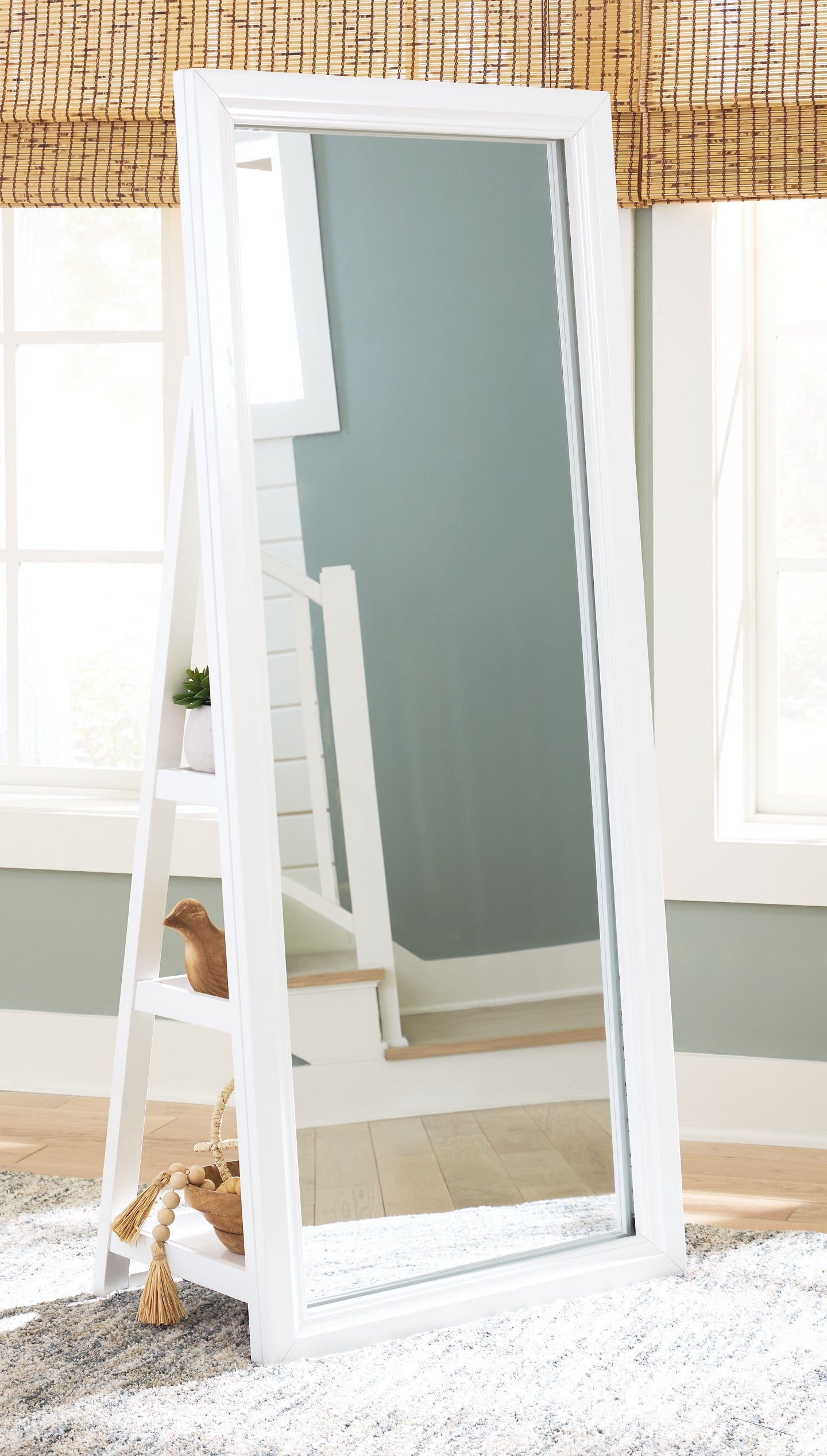 Evesen Floor Standing Mirror/Storage Signature Design by Ashley®