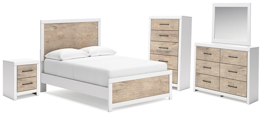 Charbitt Full Panel Bed with Mirrored Dresser, Chest and Nightstand Signature Design by Ashley®