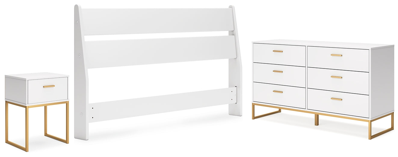 Socalle Full Panel Headboard with Dresser and Nightstand Signature Design by Ashley®