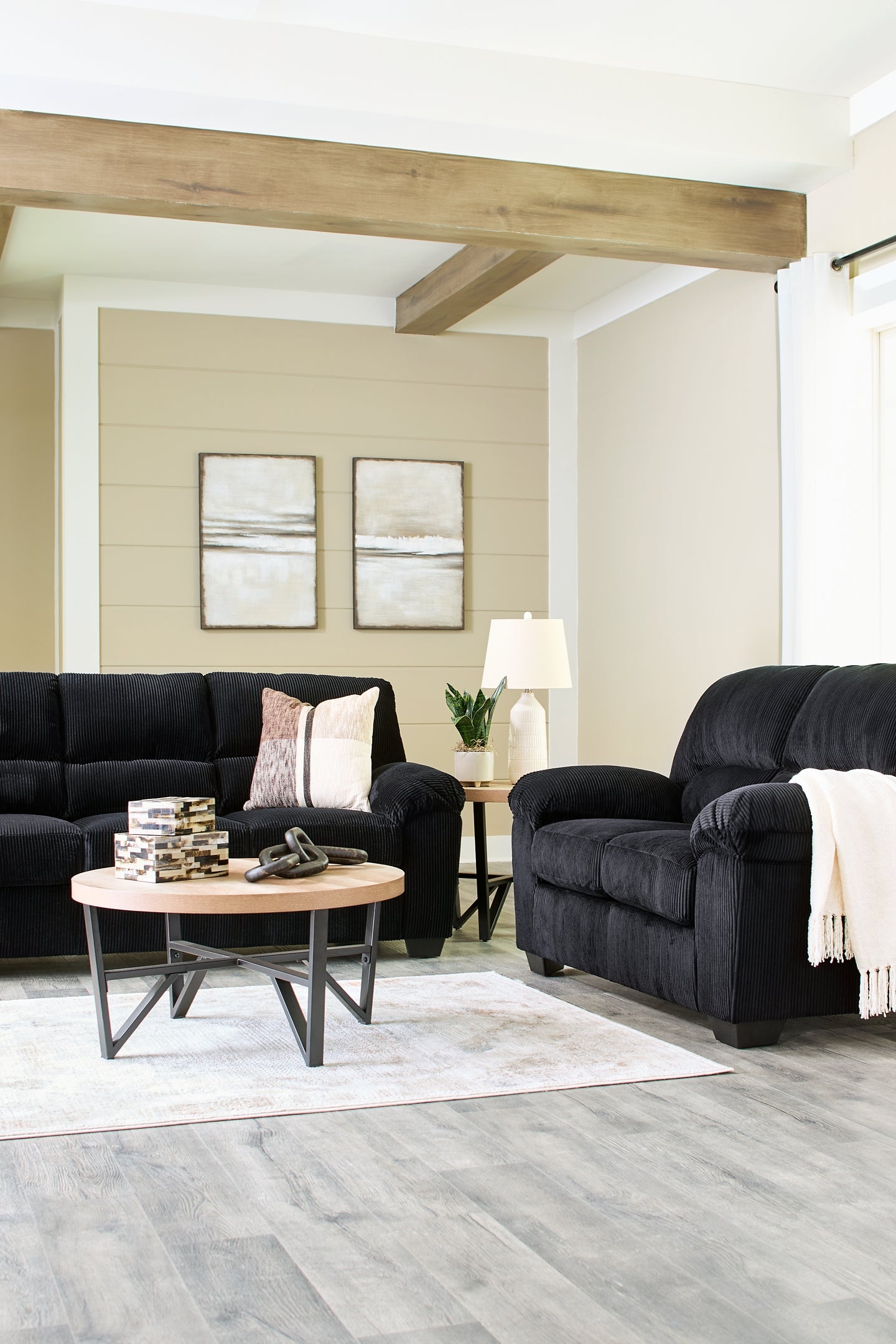 SimpleJoy Sofa and Loveseat Signature Design by Ashley®