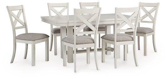Robbinsdale Dining Table and 6 Chairs Signature Design by Ashley®