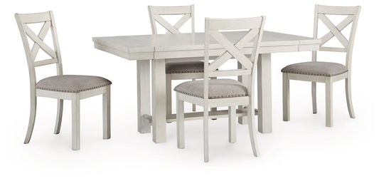 Robbinsdale Dining Table and 4 Chairs Signature Design by Ashley®