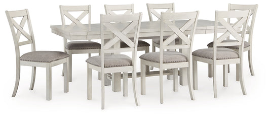 Robbinsdale Dining Table and 8 Chairs Signature Design by Ashley®