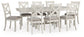 Robbinsdale Dining Table and 8 Chairs Signature Design by Ashley®