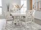 Robbinsdale Dining Table and 6 Chairs Signature Design by Ashley®