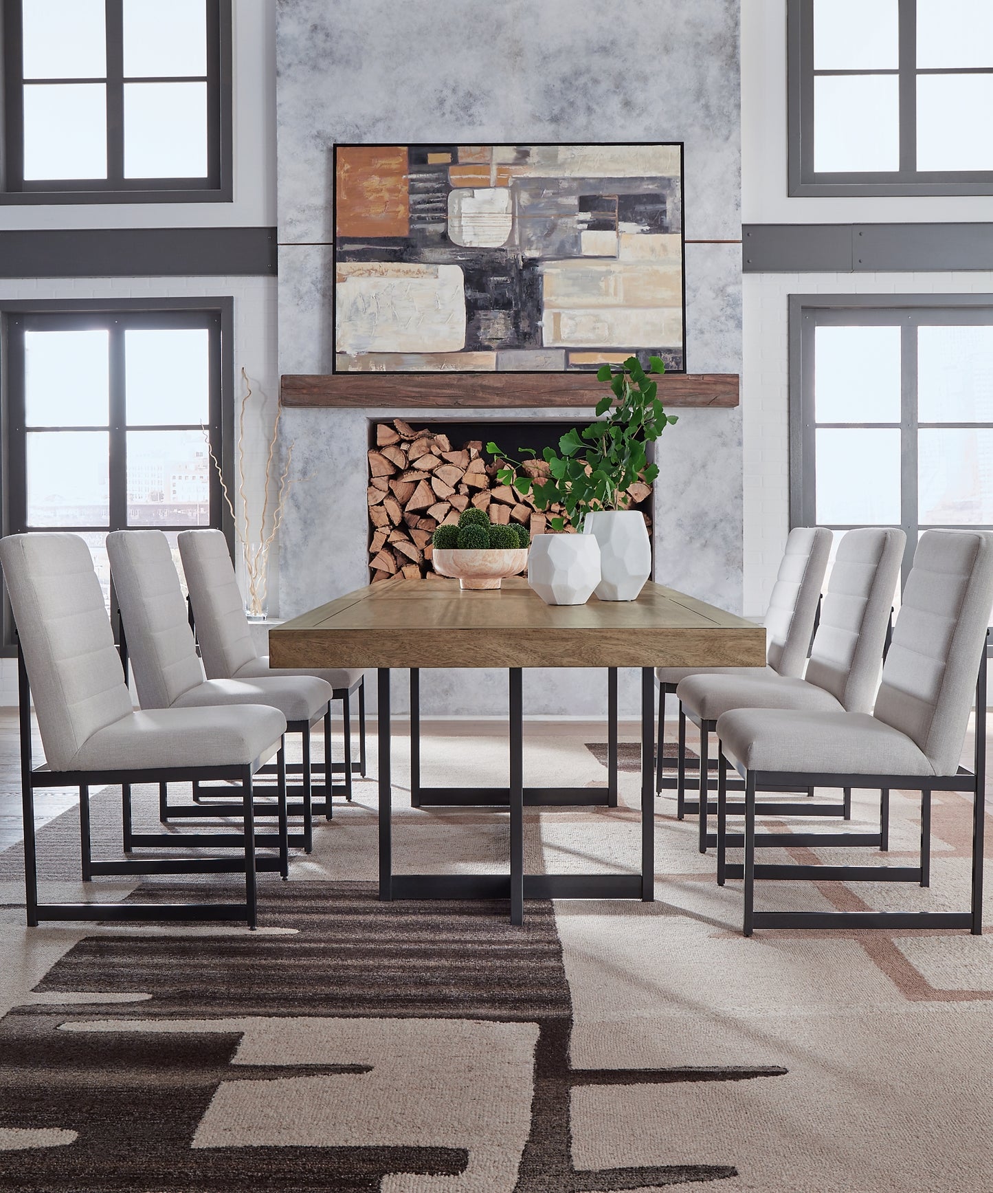 Tomtyn Dining Table and 8 Chairs Signature Design by Ashley®