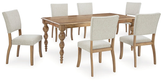 Rybergston Dining Table and 6 Chairs Signature Design by Ashley®