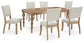 Rybergston Dining Table and 6 Chairs Signature Design by Ashley®