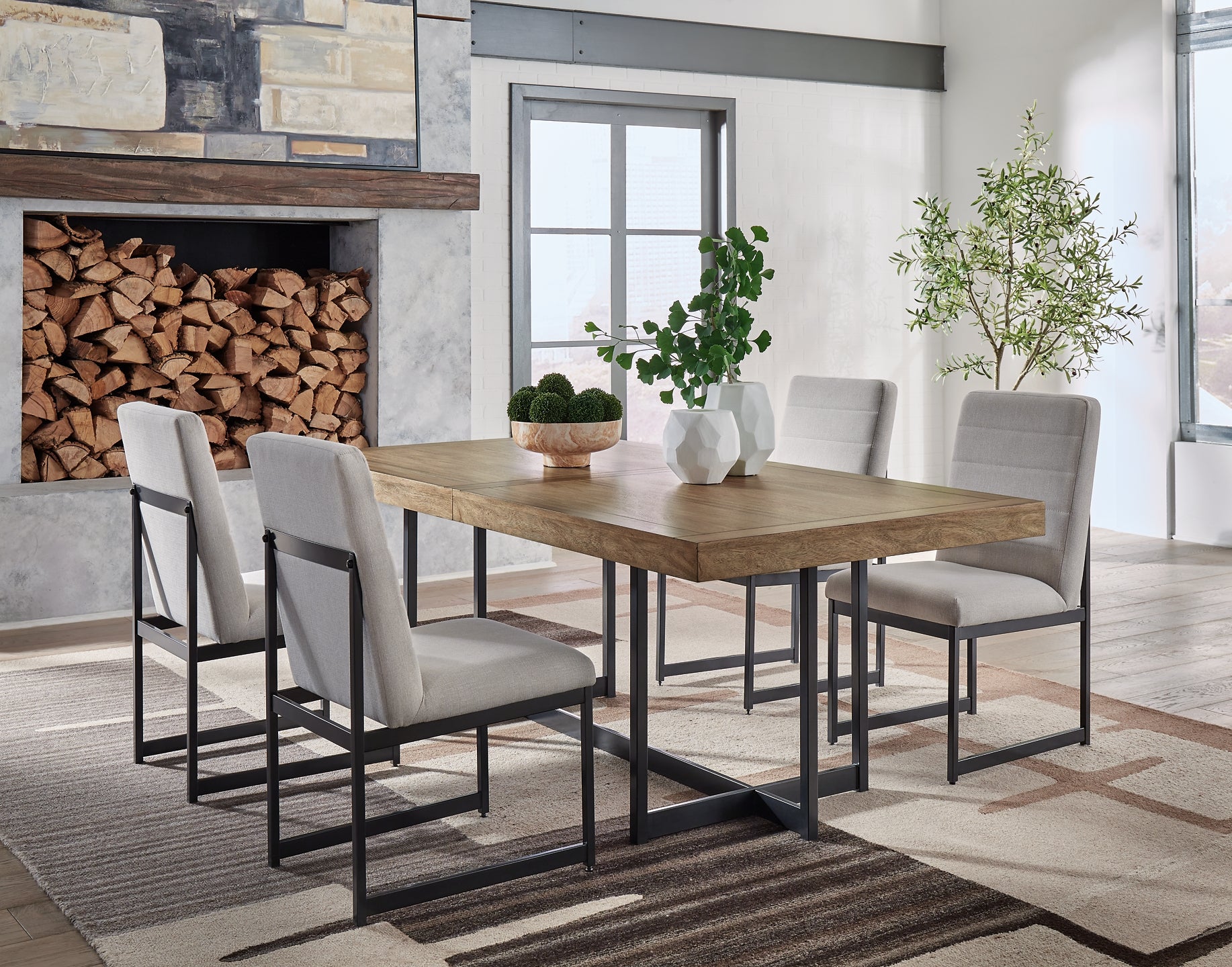 Tomtyn Dining Table and 4 Chairs Signature Design by Ashley®