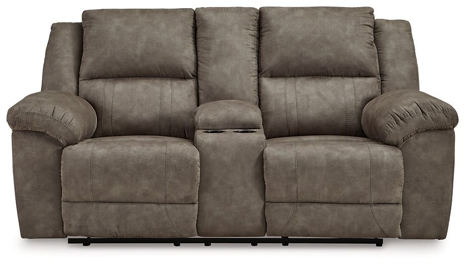 Laresview DBL Rec Loveseat w/Console Signature Design by Ashley®