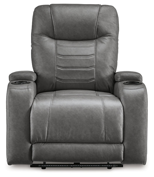 Schooner Rocks PWR Recliner/ADJ Headrest Signature Design by Ashley®