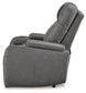 Schooner Rocks PWR Recliner/ADJ Headrest Signature Design by Ashley®