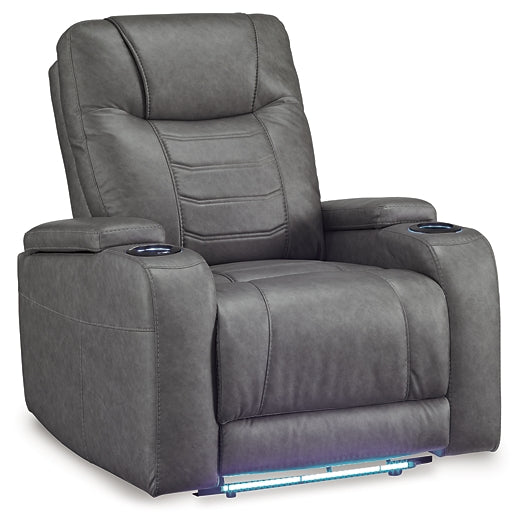 Schooner Rocks PWR Recliner/ADJ Headrest Signature Design by Ashley®